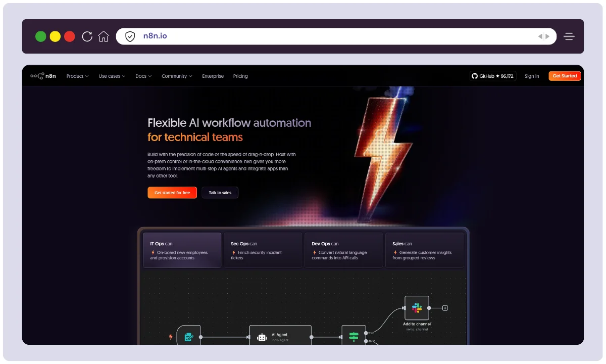 n8n HomePage Overview
