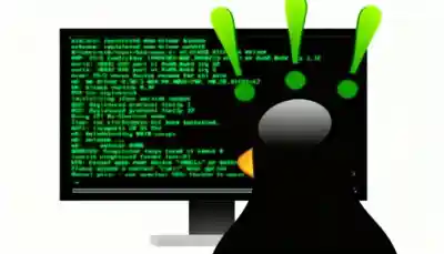 Linux Penguin Code Shocked Esm W400