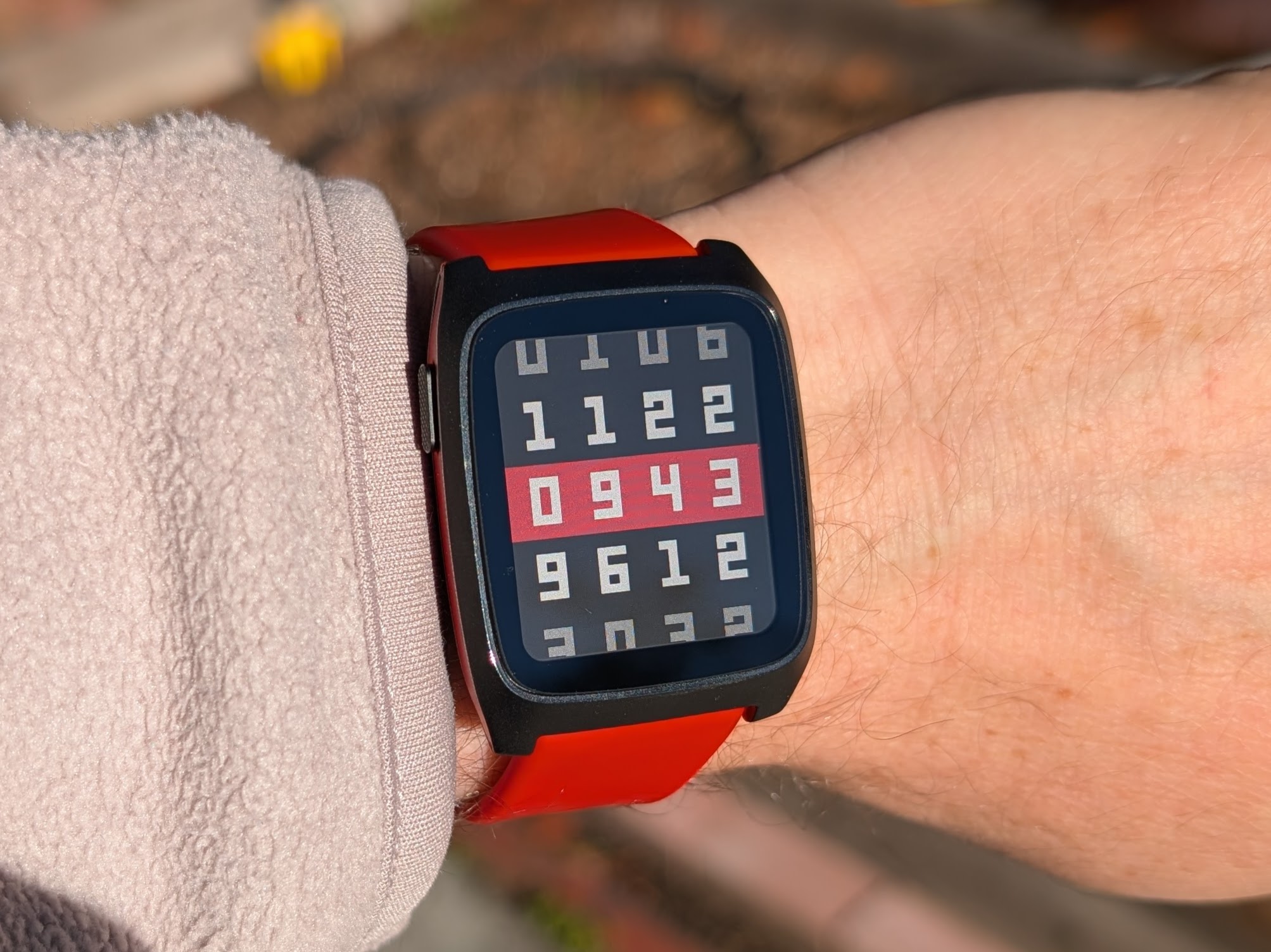 Pre-production Pebble Time 2 (Black/Red colourway) in all its glory