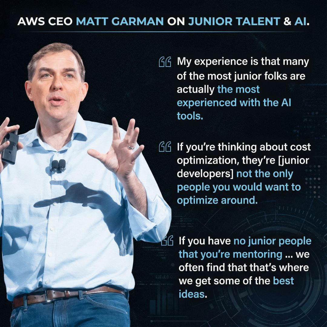 Matt Garman on Junior Developers