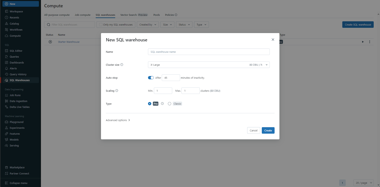 Databricks Serverless SQL Warehouses