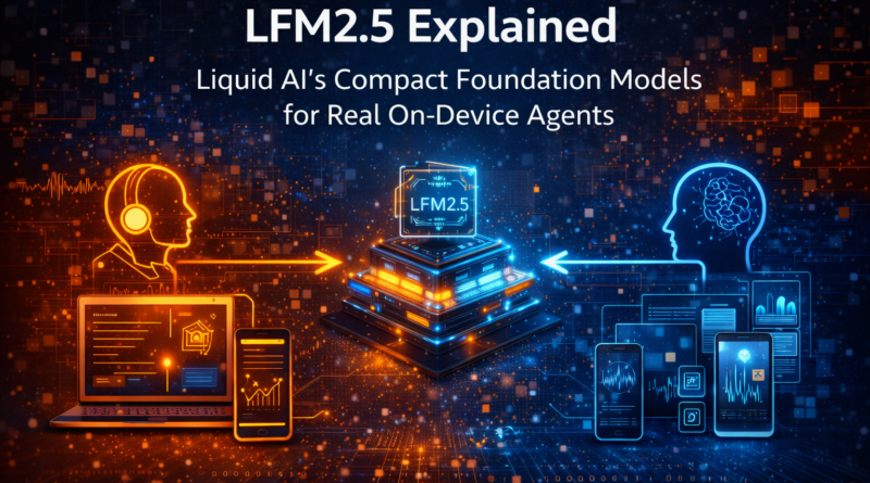 LFM2.5 model performance comparison across different tasks
