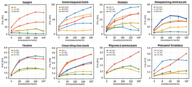 Benchmark performance comparison showing LFM2.5-1.2B-Thinking versus competitors across key metrics