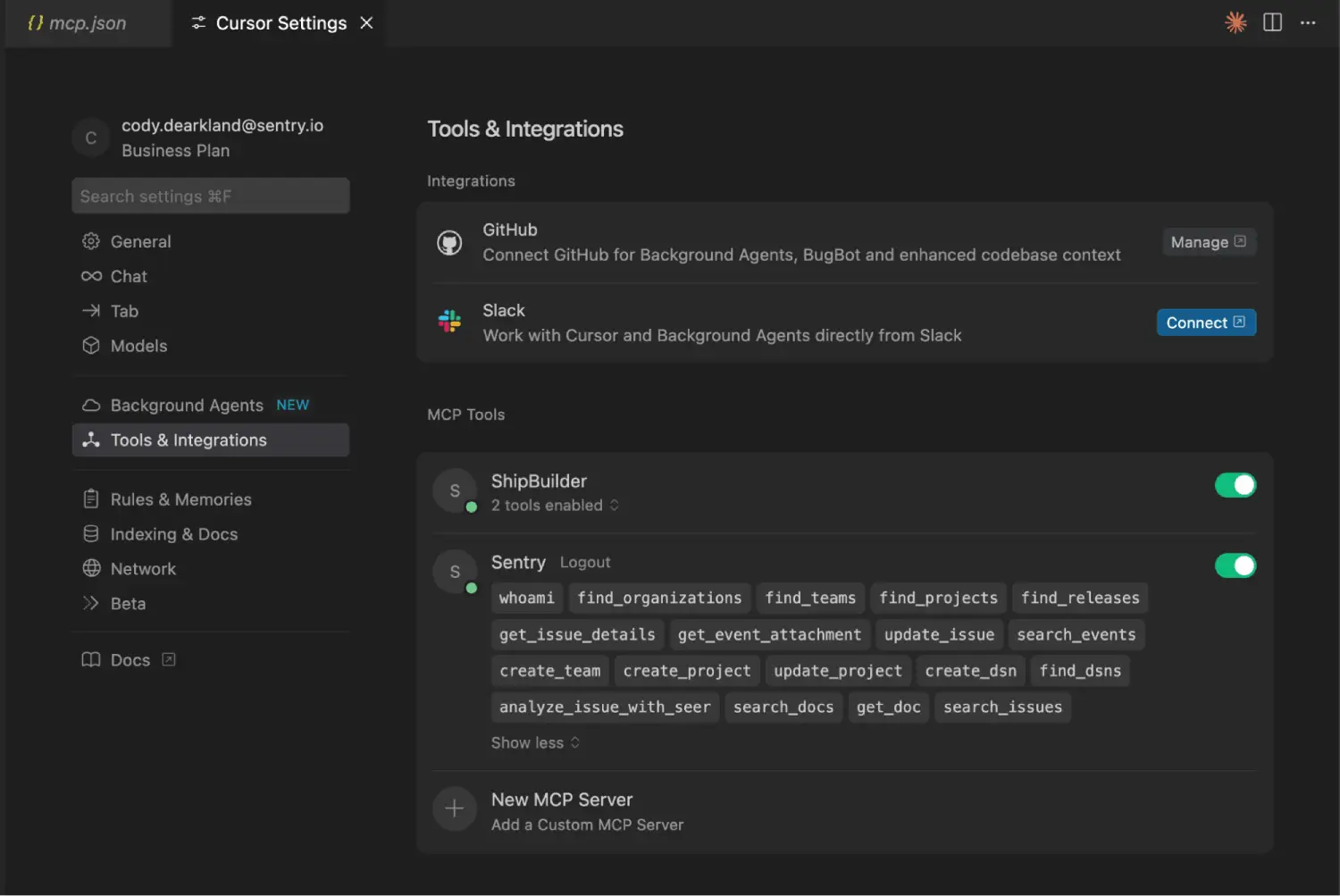 Sentry Error Monitoring