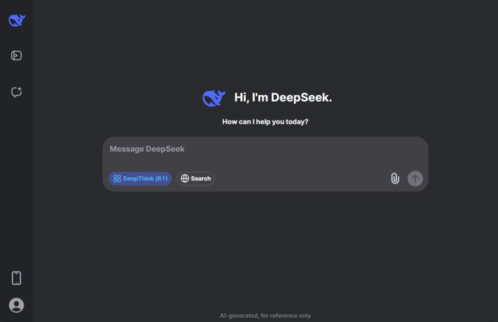 DeepSeek Chat Interface