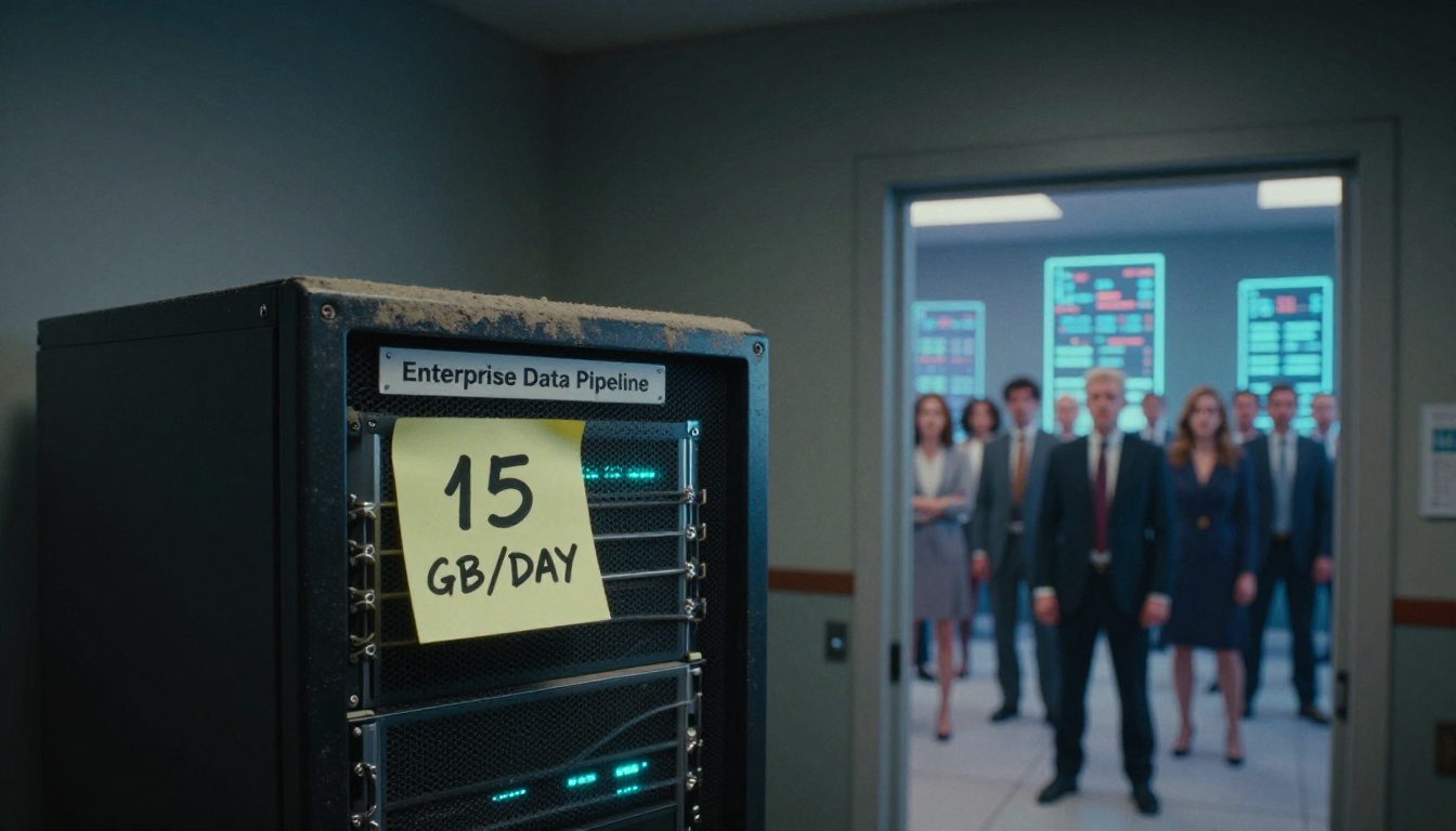 Data pipeline visualization showing incremental loads