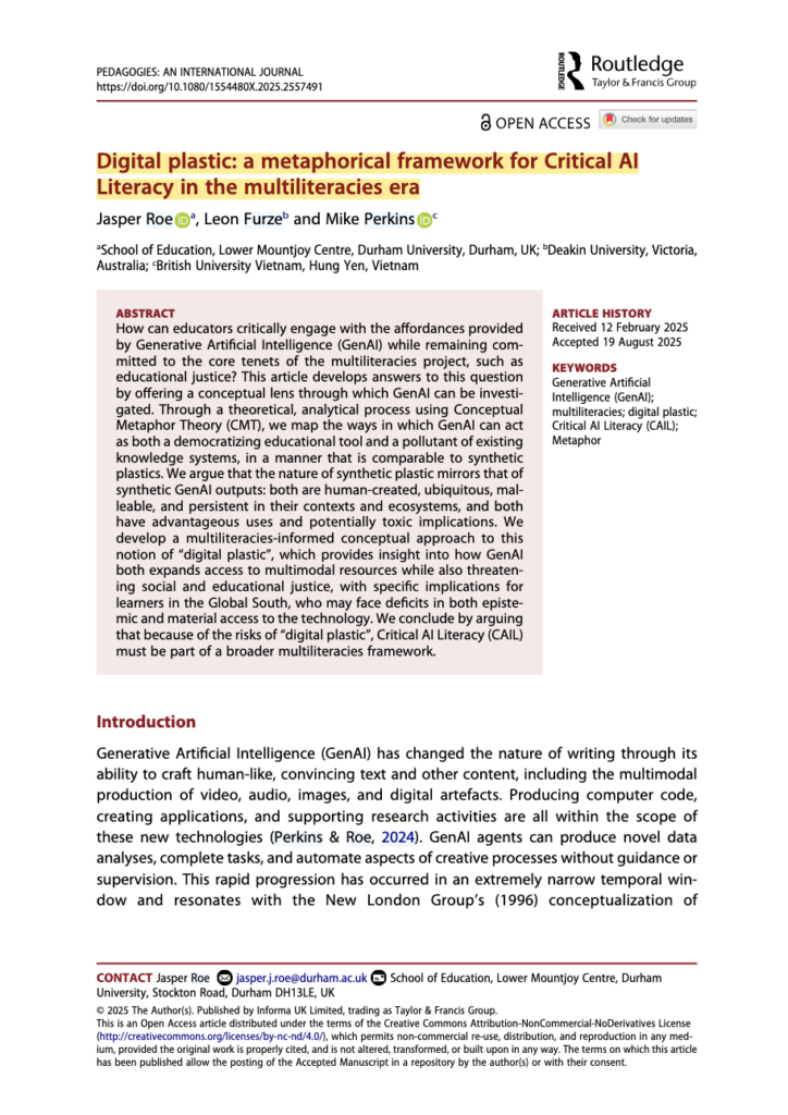 Critical AI Literacy