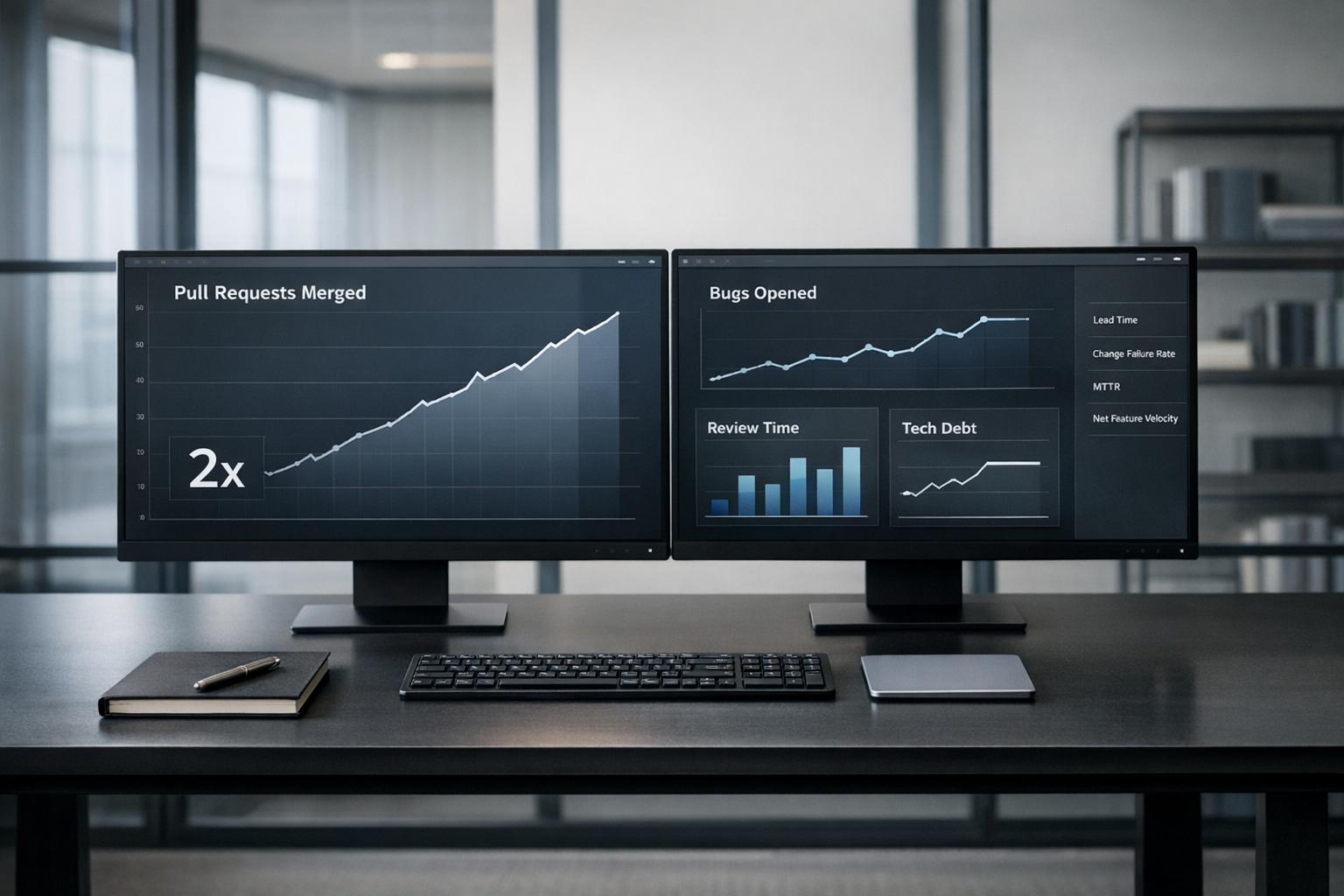 Your Team Ships 2x More Pull Requests Since Adopting AI. Your Bug Count Also Doubled.