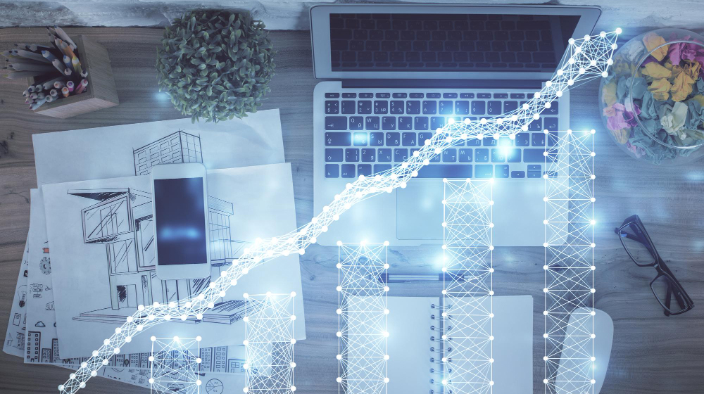 Example of AI generated architecture diagrams derived from business intent text