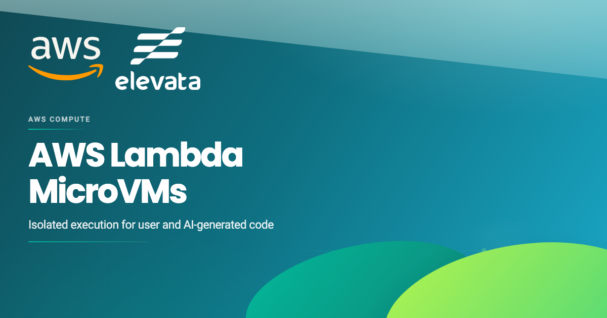 Lambda Just Dropped MicroVMs: The Service That Finally Kills the Functions-vs-Containers Debate