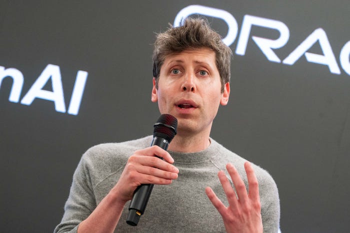 Sam Altman speaks at OpenAI enterprise event