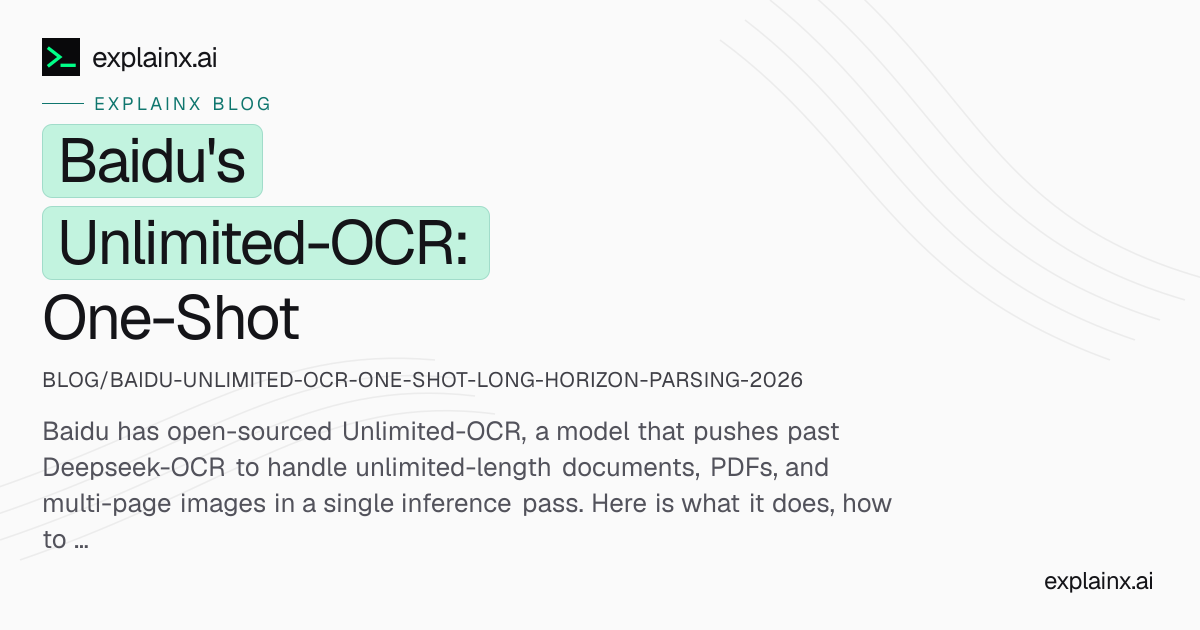 Unlimited-OCR Just Ripped Up the Rulebook on Document Parsing