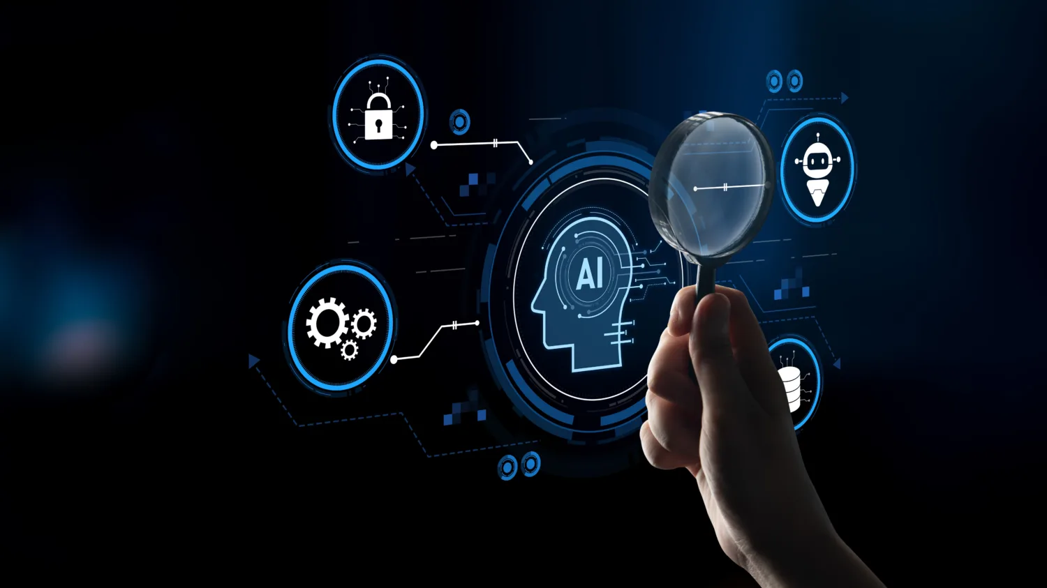 Diagram showing methods for detecting shadow AI in the enterprise, including network and endpoint monitoring.