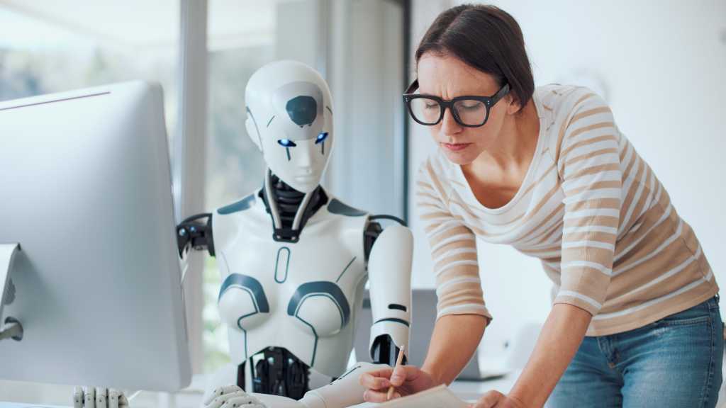 Chart showing how AI is affecting jobs across various industries