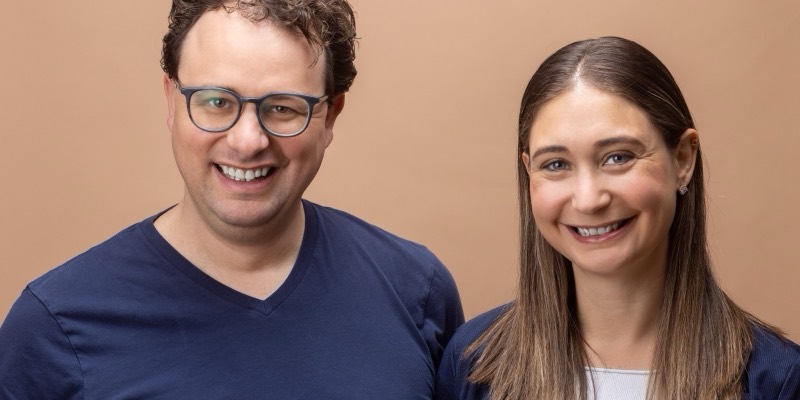 Anthropic co-founders Dario Amodei and Daniela Amodei smiling