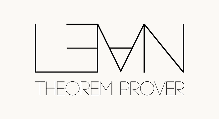 Logo of the Lean theorem prover with a geometric black line symbol, representing formal proof and verification in Bend's type system